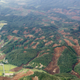 Landslides caused by an earthquake are seen in Atsuma town in Hokkaido.